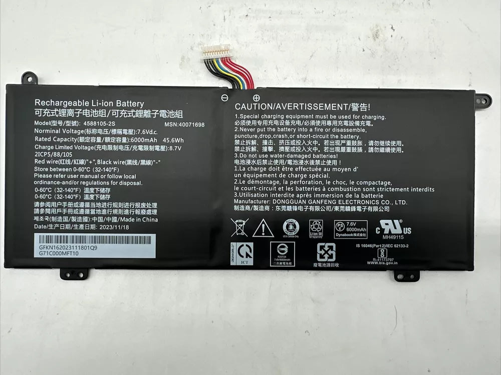 New Genuine Dynabook Satellite PRO C50-H C50-H-108 C50-H-103 Battery 4588105-2S