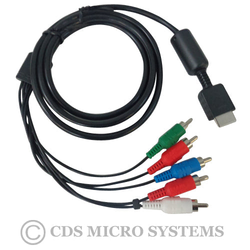 New Sony PlayStation 2 3 PS2 PS3 Slim HD Component AV Audio Video Cable Cord