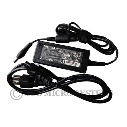 New Genuine Toshiba Mini NB200 NB250 NB300 NB500 Ac Adapter Charger 30 Watt