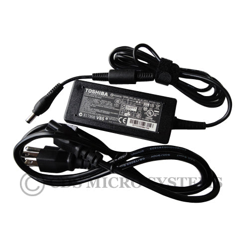 New Genuine Toshiba Mini NB200 NB250 NB300 NB500 Ac Adapter Charger 30 Watt