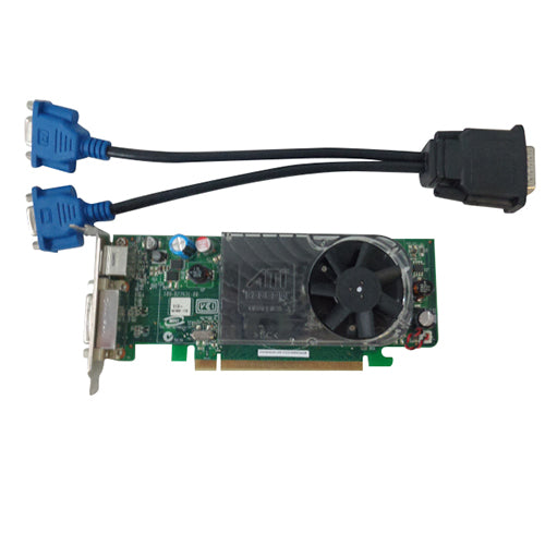 New Dell Optiplex 745 755 SFF Video Card XX355 w/ Cable for DMS-59 To Dual VGA